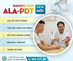 Hết nỗi lo sùi mào gà trở lại với kỹ thuật điều trị ALA – PDT thế hệ 3